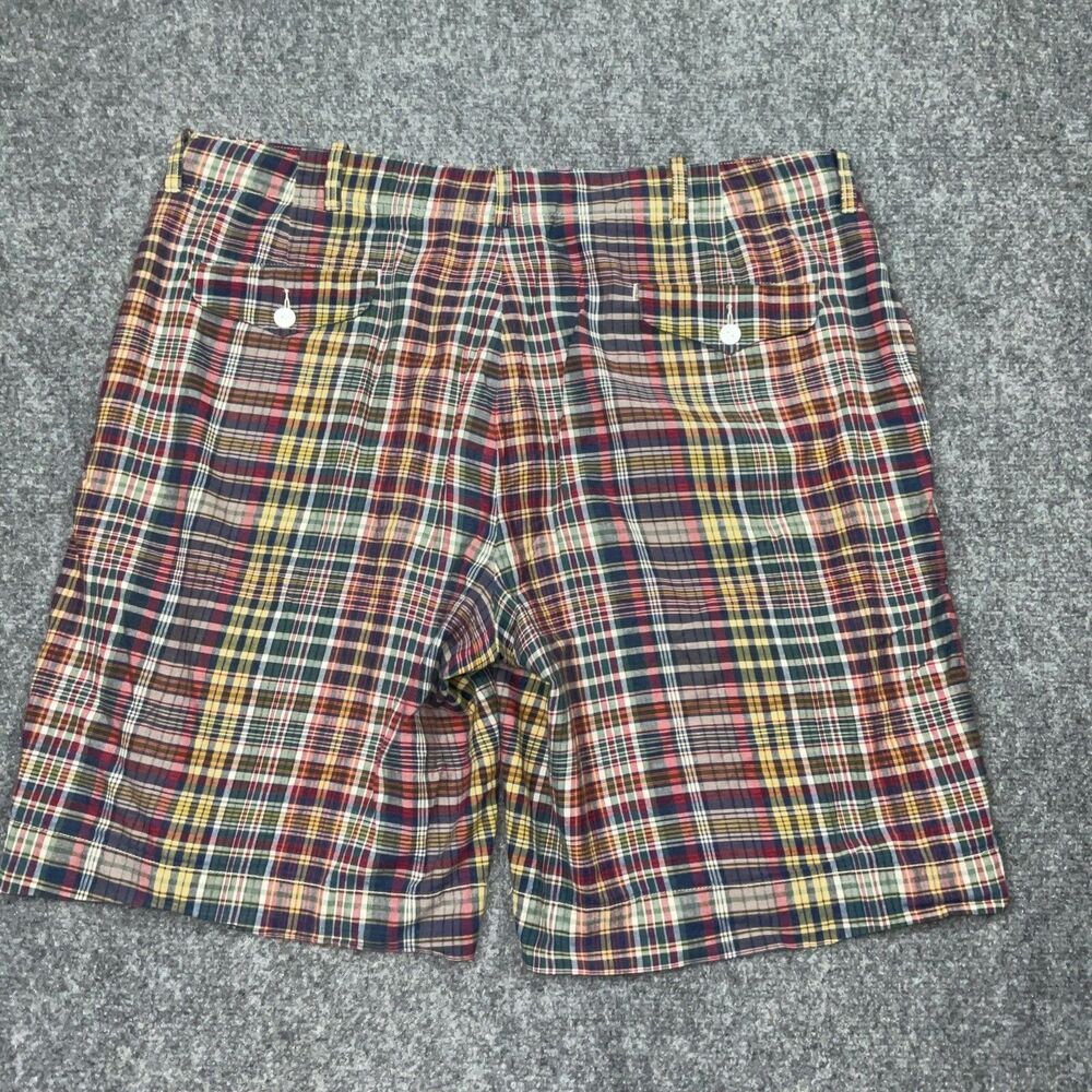 Polo Ralph Lauren Shorts Mens Size 38 Bleeker Madras Casual Preppy - Picture 2 of 11